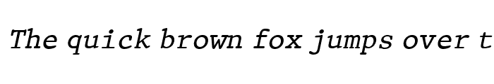 Preview of Fuzzy 1 Italic