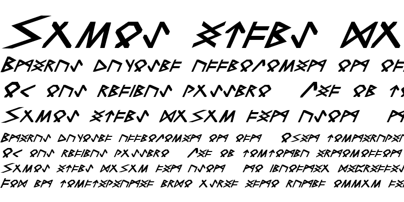 Sample of FZ FOREIGN 14 TRONDHEIM ITALIC Normal