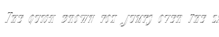 Preview of FZ JAZZY 23 HOLLOW ITALIC Normal