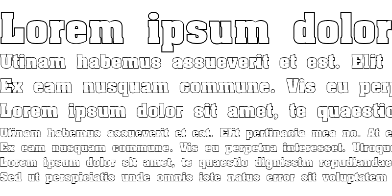 Sample of FZ ROMAN 3 HOLLOW Normal