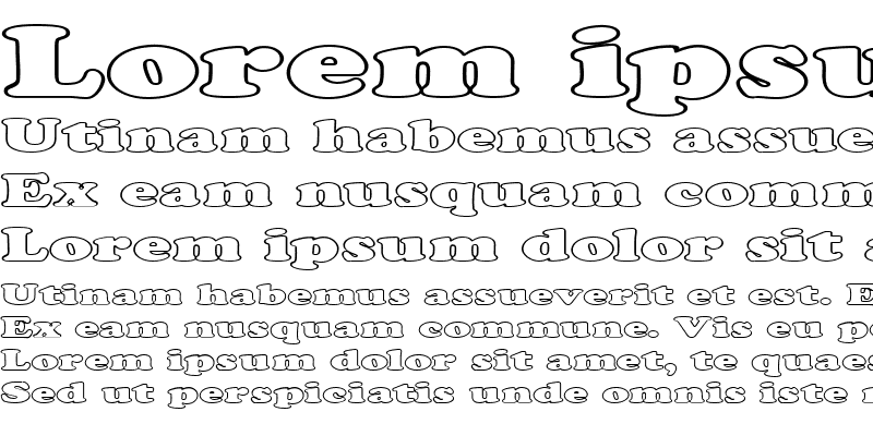 Sample of FZ ROMAN 4 HOLLOW EX