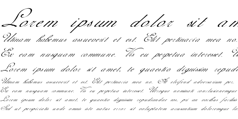 italic script font