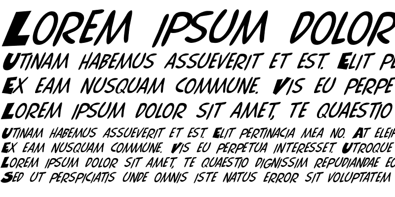 Sample of FZ UNIQUE 30 ITALIC