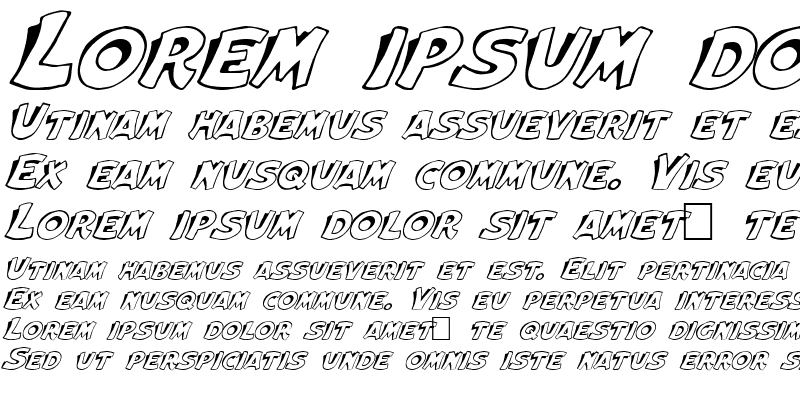 Sample of FZ UNIQUE 31 ITALIC