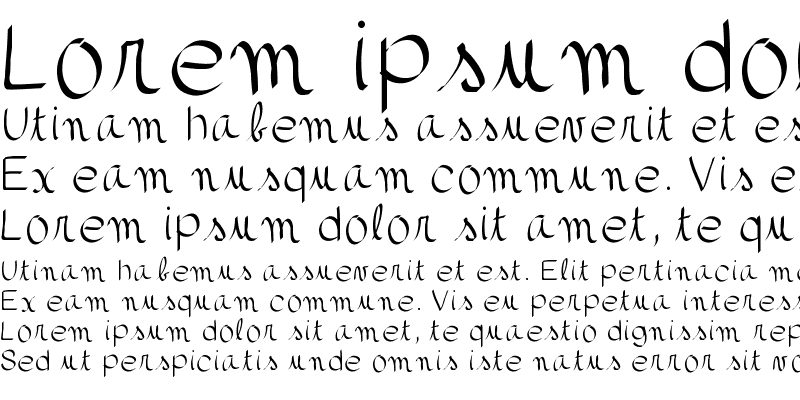 Sample of gaellefont403