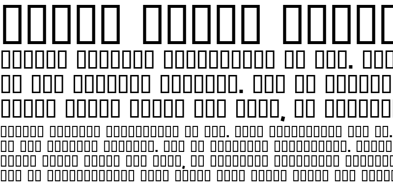 Sample of Gagua Bold