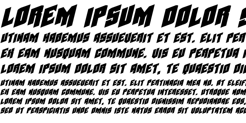 Sample of Galaxy Force Extra-Expanded Italic