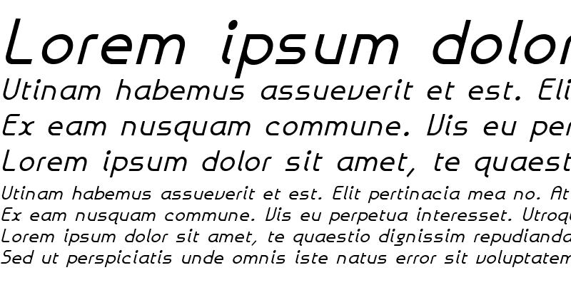Sample of Galexica Bold Italic