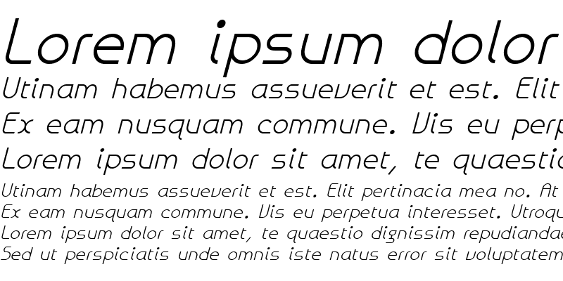 Sample of Galexica Italic
