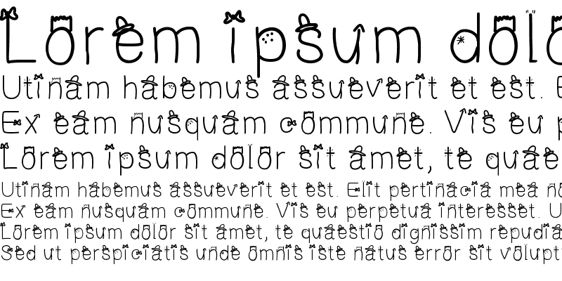 Sample of galFont