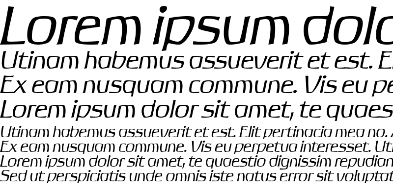 Sample of Galicia Light Italic