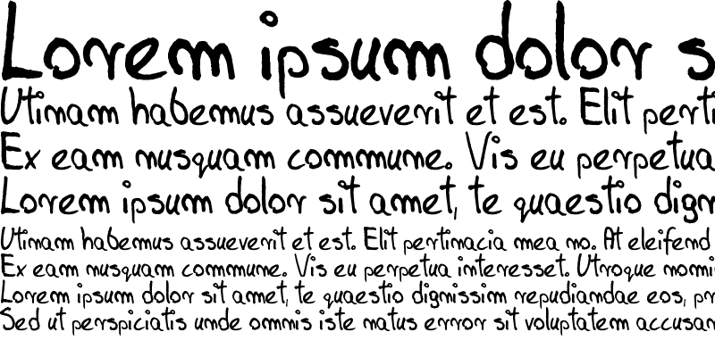 Sample of Galileo Font