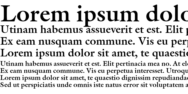 Sample of Galliard EF Bold