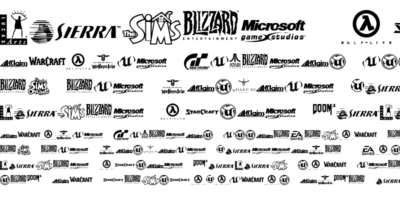 Sample of Game Logos