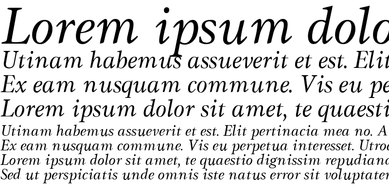 Sample of Gamma Italic