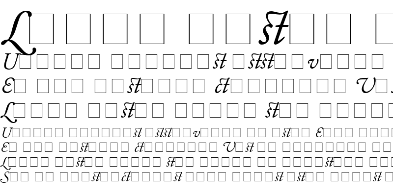 Sample of Garamond Alternate SSi Italic