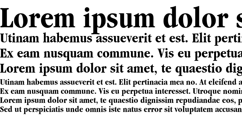 Sample of Garamond Cn Bk-Bd Condensed Bold