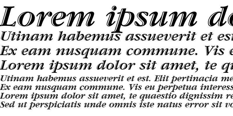 Sample of Garamond Hand ICG Italic