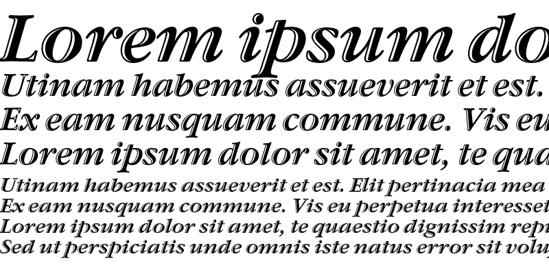 Sample of Garamond Handtooled ITC Italic