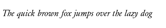 Preview of Garamond-Normal-Italic Regular
