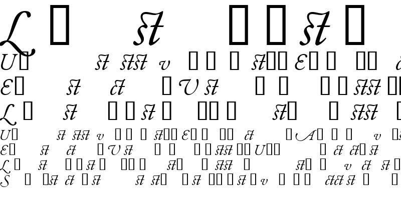 Sample of GaramondAlternateSSK Italic