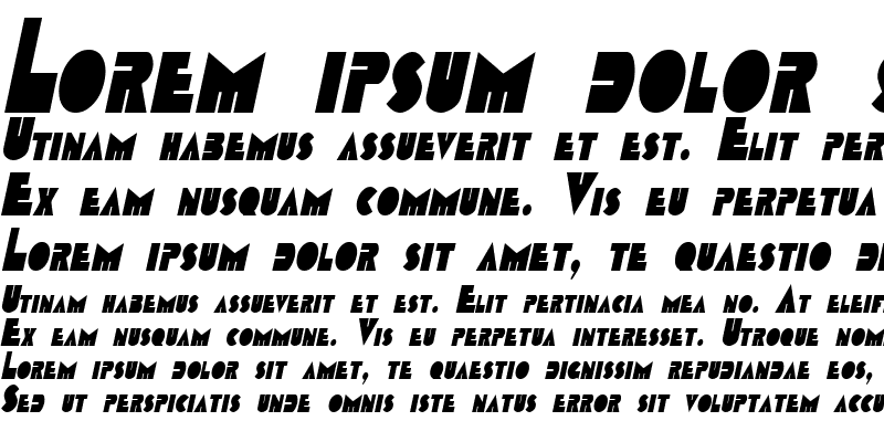 Sample of GarretCondensed Italic