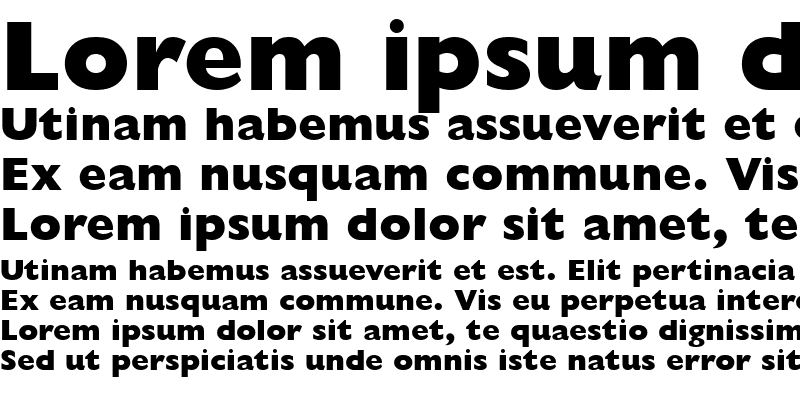 Sample of Garrison ExtraBold Sans