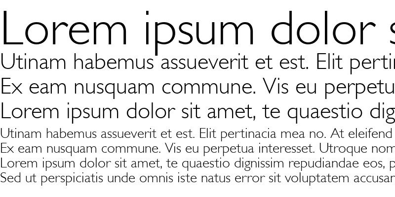 Sample of Garrison Light Sans Regular