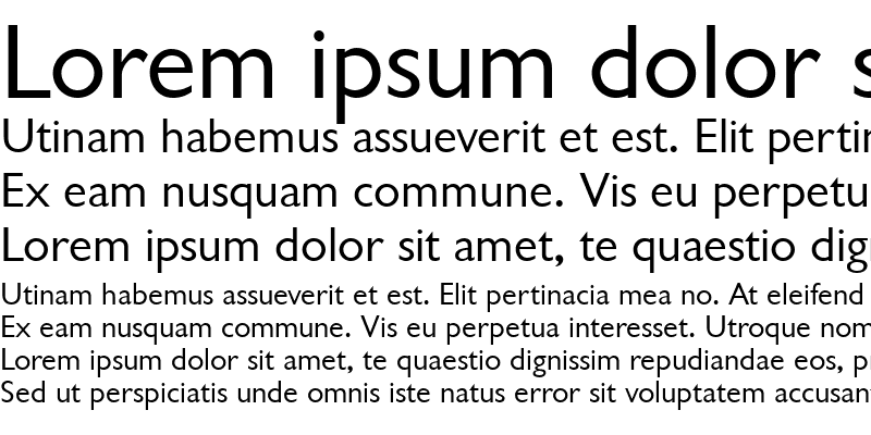 Sample of Garrison Sans