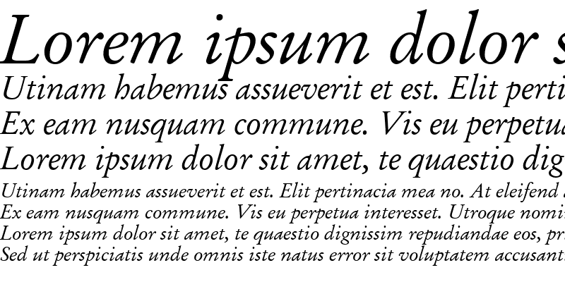 Sample of GaryOwen Italic