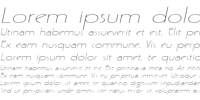 Sample of Gaston Extended Italic