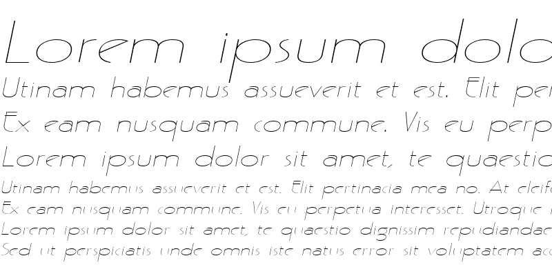 Sample of GastonExtended Italic