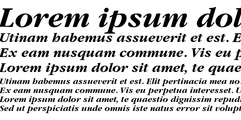 Sample of Gatineau Bold Italic