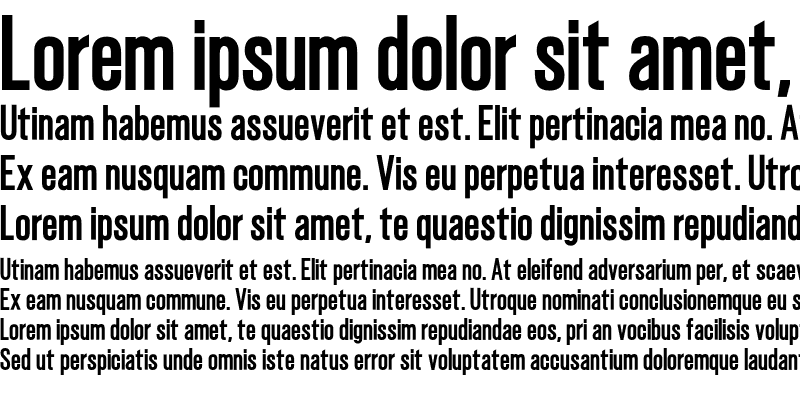 Sample of Gatty Extra Bold