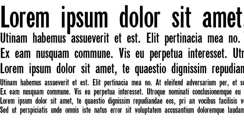 Sample of Gazeta Sans Serif
