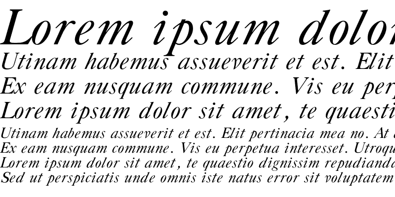 Sample of GazetaTitulC Italic