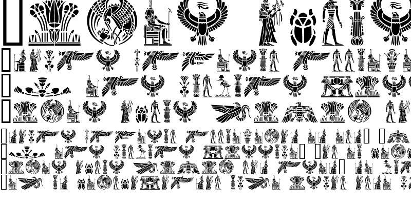 Sample of GE Egyptian Art Regular