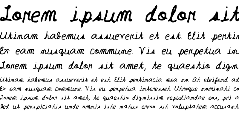 Sample of Geelyn___FontSpace_