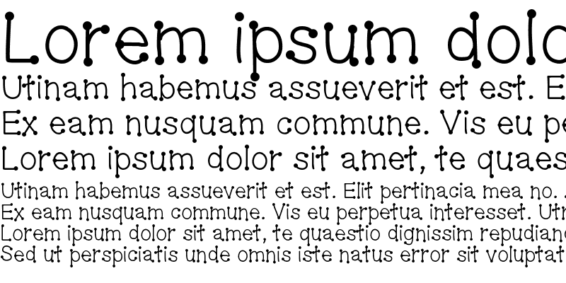 Sample of GelDoticaPlainLowerCase