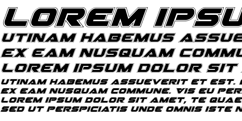Sample of Gemina Academy Italic