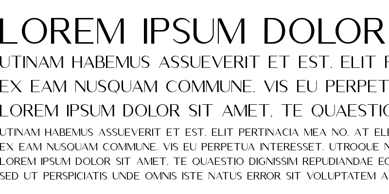 Sample of Germany Sans