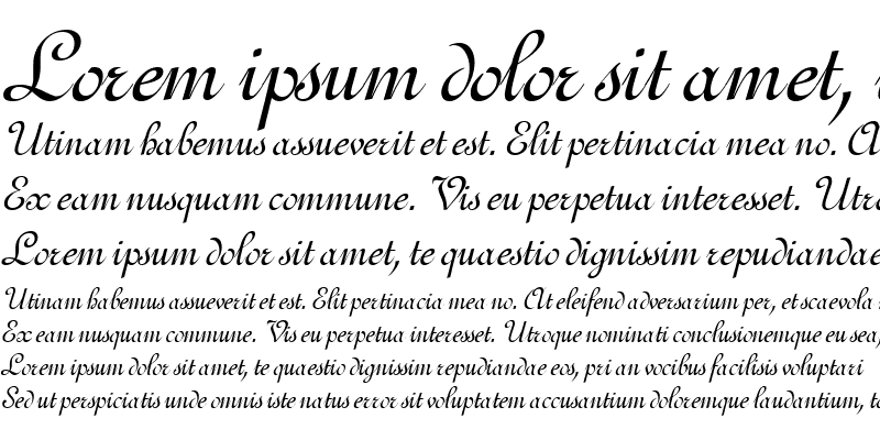Sample of GhandiCondensed Italic