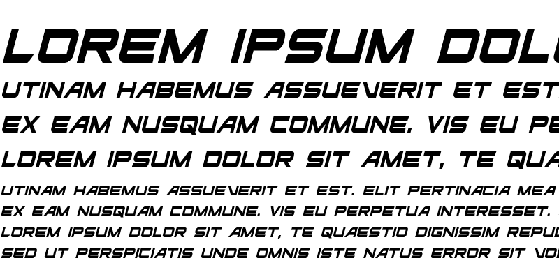 Sample of Ghost Clan Condensed Italic