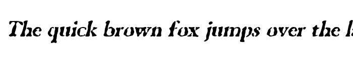 Preview of GhostTown BlackItalic