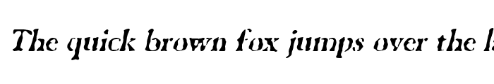 Preview of GhostTown Italic