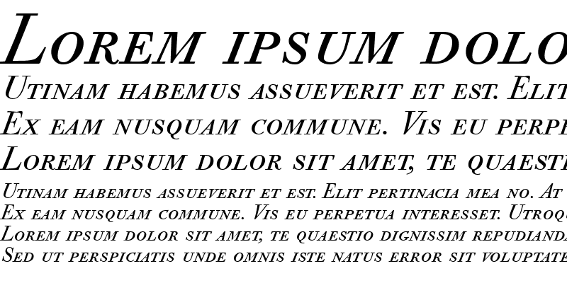 Sample of GiambattistaSmc RegularItalic