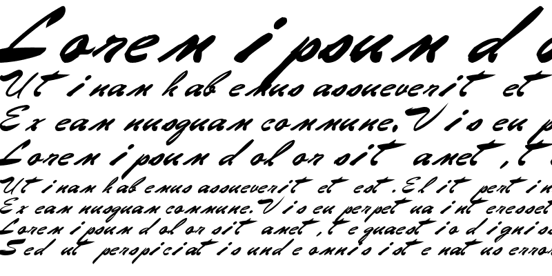 Sample of GilBertText61 Bold