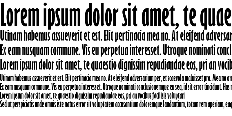 Sample of Gill Sans Bold Extra Condensed