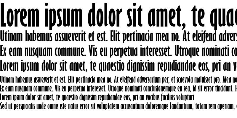 Sample of Gill Sans MT Ext Cond Bold