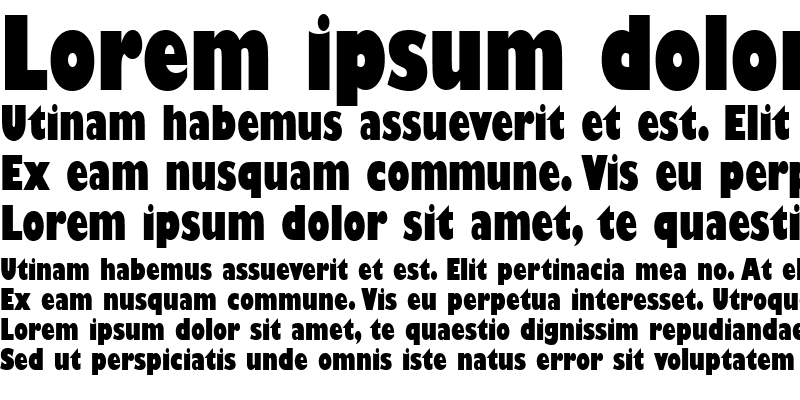 Sample of Gill Sans MT Ultra Bold Cond